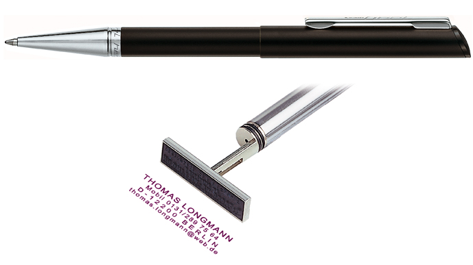 Шариковая ручка со штампом Heri 3021 M