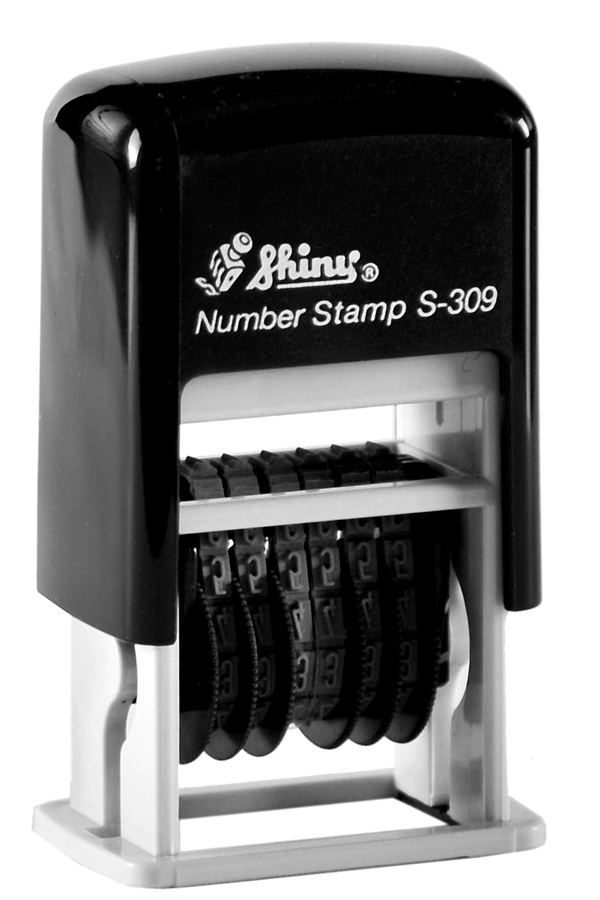 Мини-нумератор пластиковый Shiny S-309
