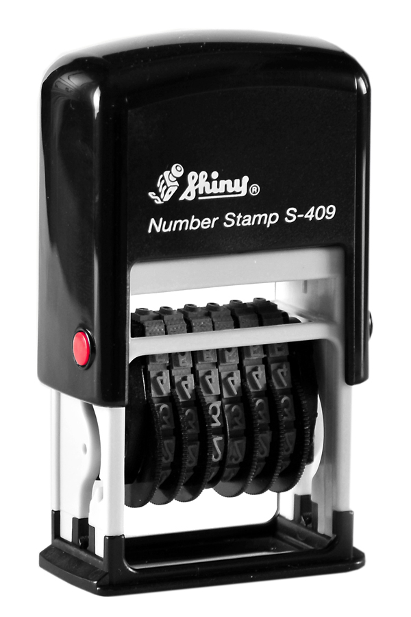 Мини-нумератор пластиковый Shiny S-409