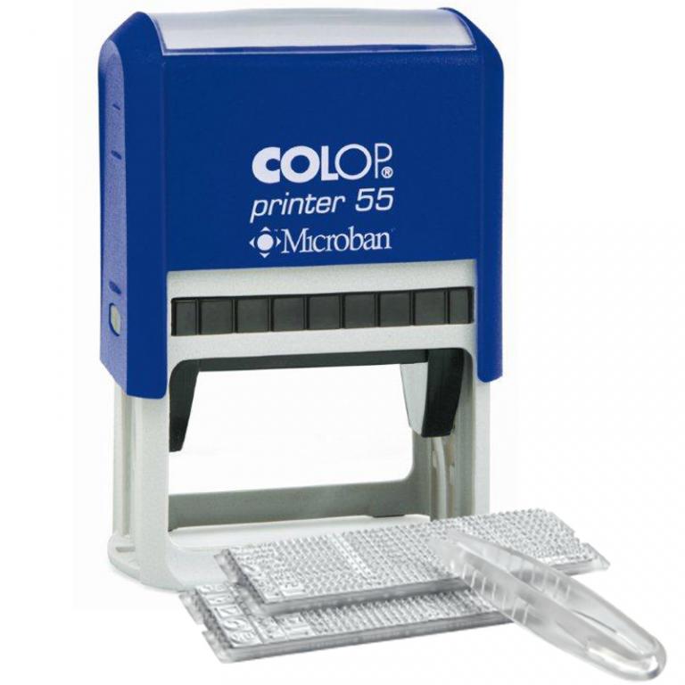 Пластиковый, самонаборный штамп Colop Printer 55-2 Set