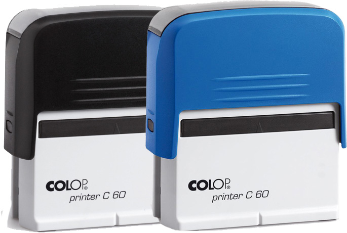 Оснастка для штампа 37х76 мм Colop Printer C60 Compact синего цвета