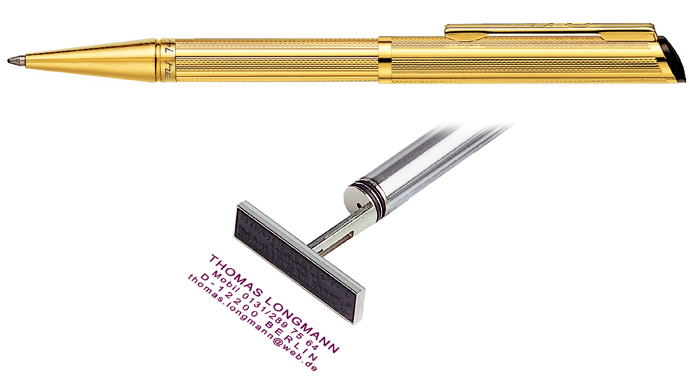 Шариковая ручка со штампом Heri 3003 M