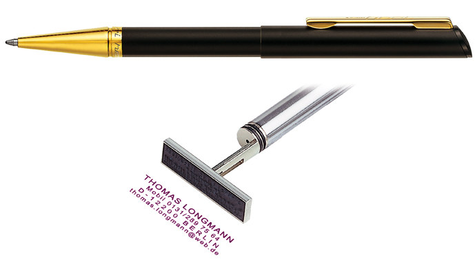 Шариковая ручка со штампом Heri 3020