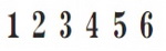 Приклад відбитку нумератора